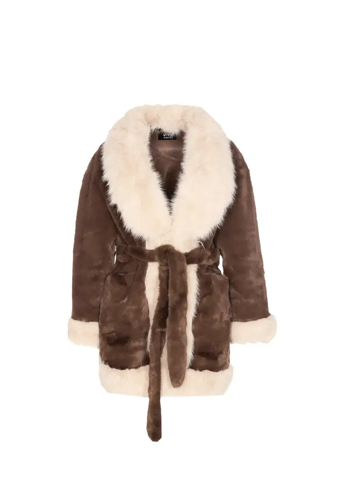 Cappotto Donna Marrone