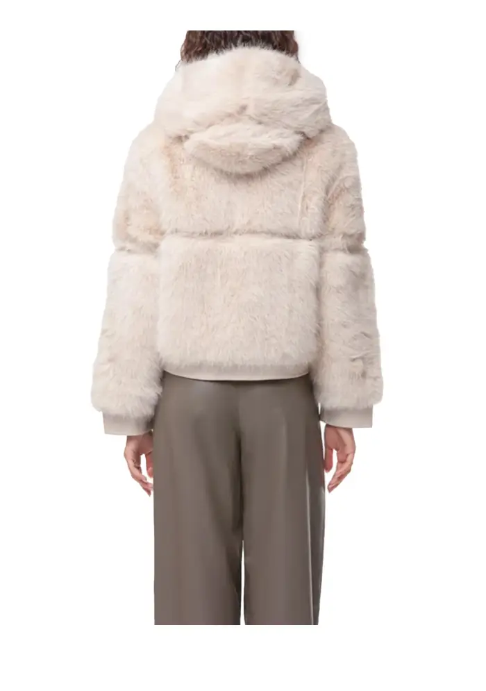 Giacca Donna Beige miniatura 3