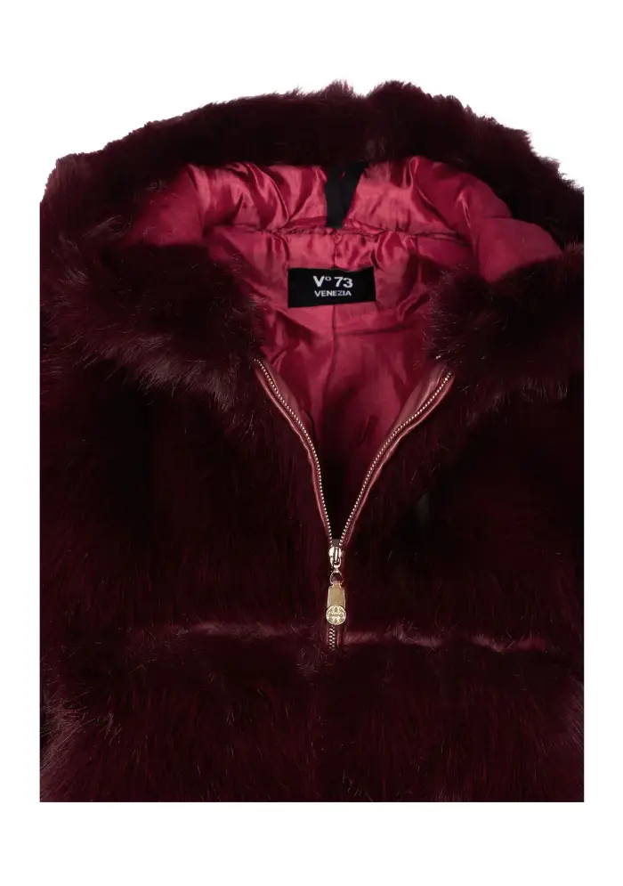 Giacca Donna Bordeaux miniatura 4