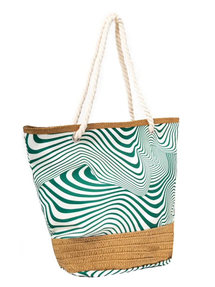 Vacanze Italiane BORSA DIGITAL WAVES | Colore Verde