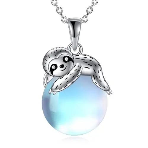 Vadmans Collana con ciondolo a forma di animale, Axolotl, tartaruga o koala, in argento Sterling, idea regalo per