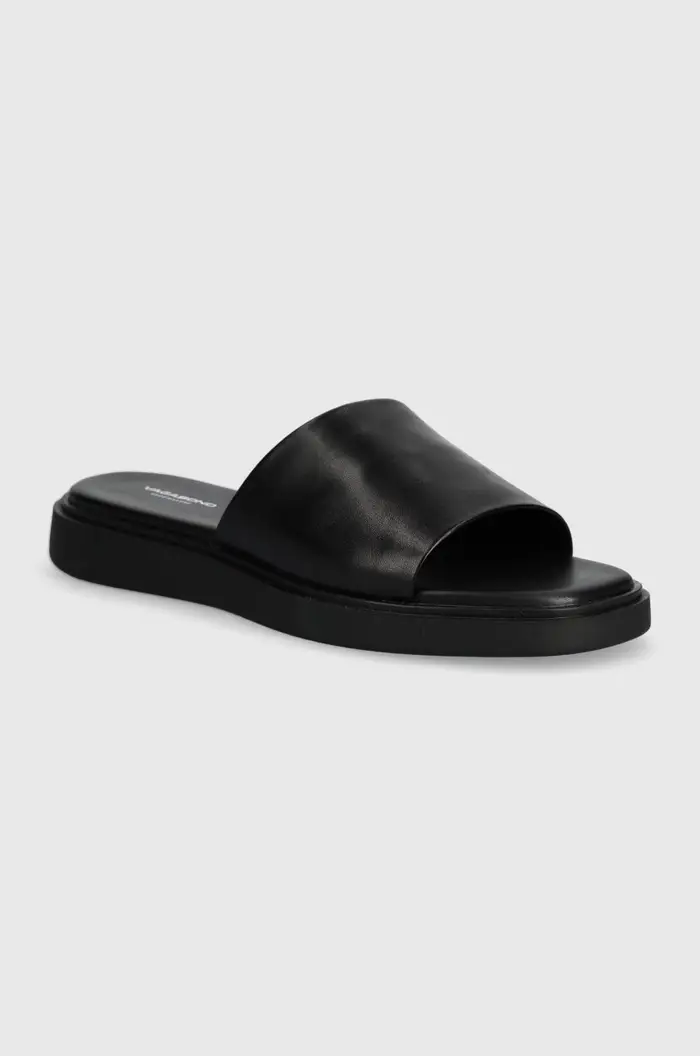 Vagabond Shoemakers ciabatte slide in pelle CONNIE Nero