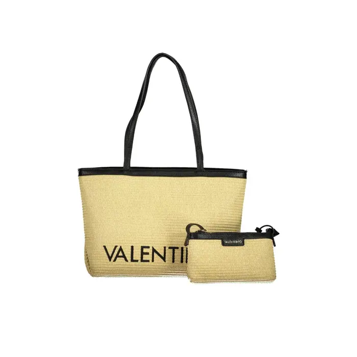 Valentino Bags Borsa a Spalla Donna Beige Ricamo Logo
