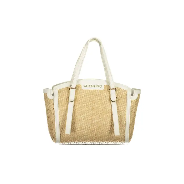 Borsa a Tracolla Donna Bianca Chiusura con Zip Bianco