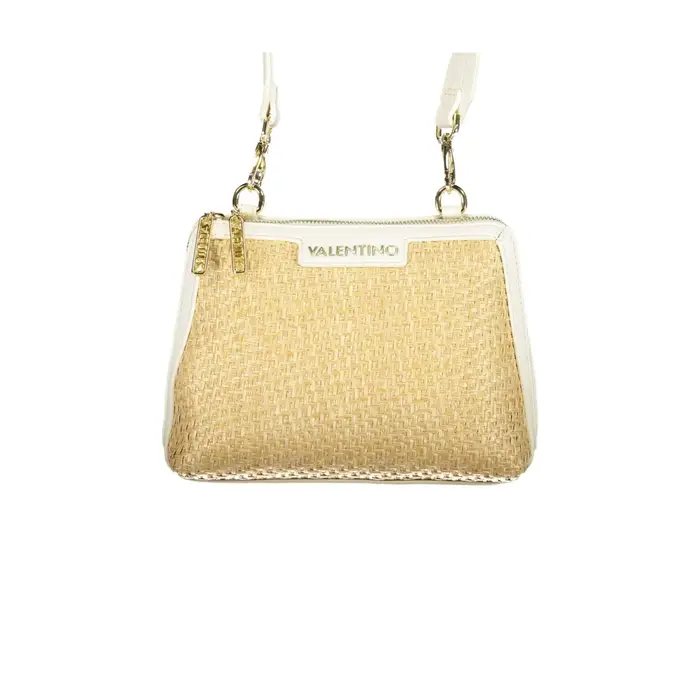 Borsa a Tracolla Donna Bianca Chiusura con Zip Bianco