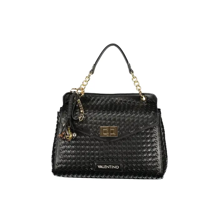 Borsa a Tracolla Donna Nera Logo Nero
