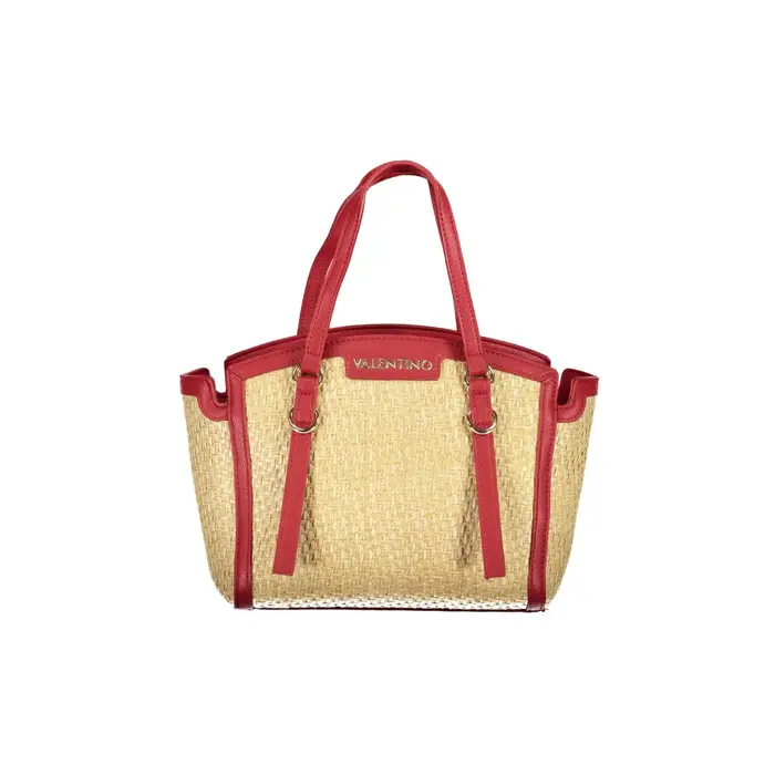 Borsa a Tracolla Donna Rossa Chiusura con Zip Logo Rosso