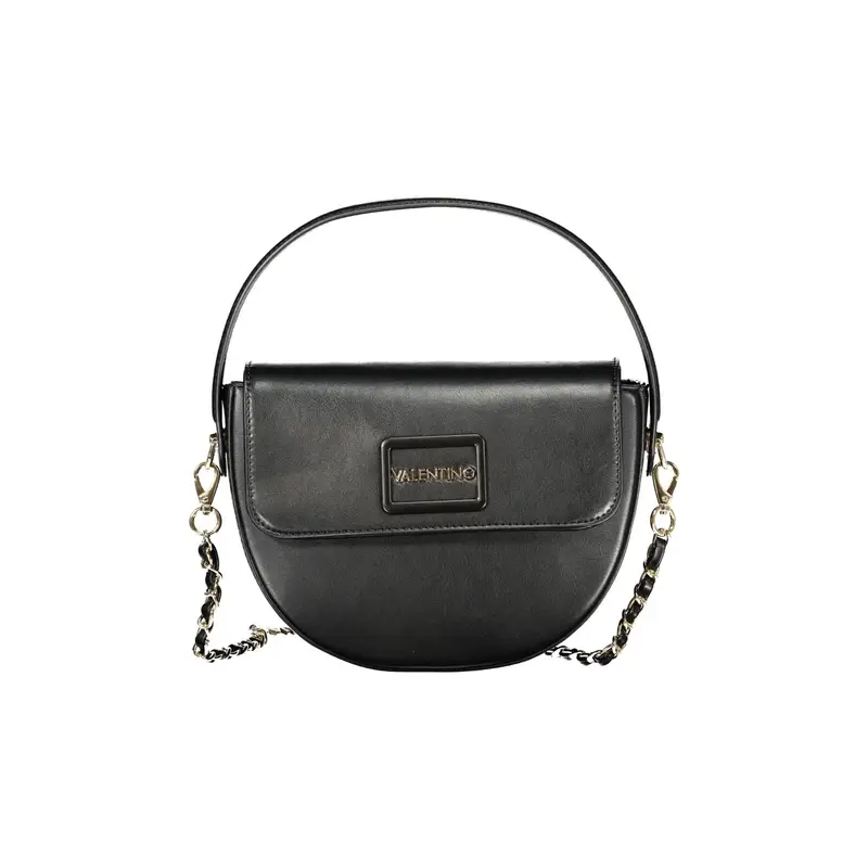 Valentino Bags Borsa Donna Nera 1 Manico Tracolla Catena Logo Nero