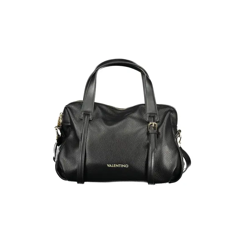 Valentino Bags Borsa Donna Nera 2 Manici Tracolla Logo Nero