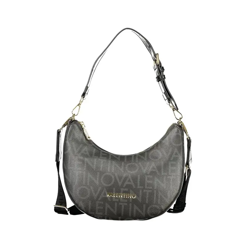 Valentino Bags Borsa Donna Nera Spalla Tracolla Removibile Logo Nero