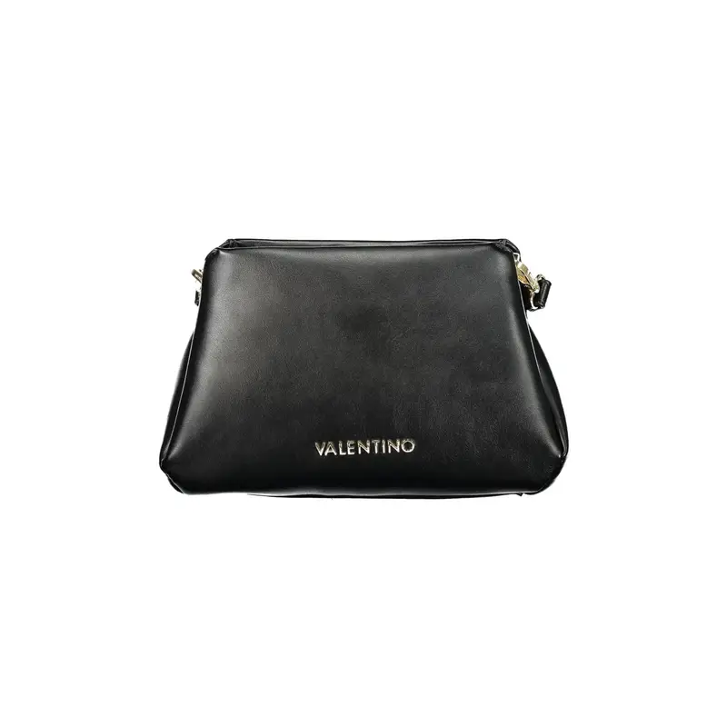Valentino Bags Borsa Donna Nera Tracolla Zip Tasche Logo Nero