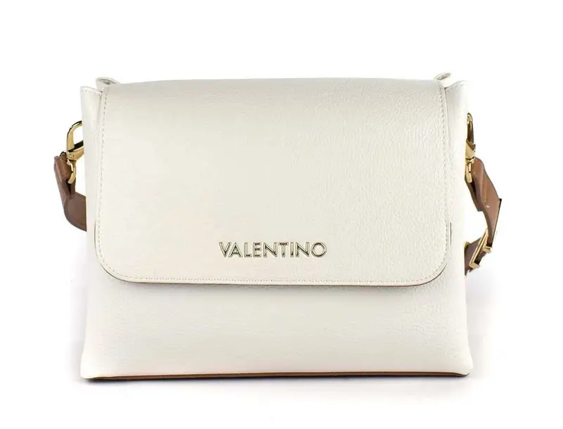 Valentino Bags Borsa a Spalla Donna Bianca Chiusura con Zip e Magneti Bianco