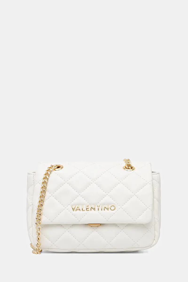 Valentino Bags Borsa a Tracolla Donna Bianca Logo Bianco