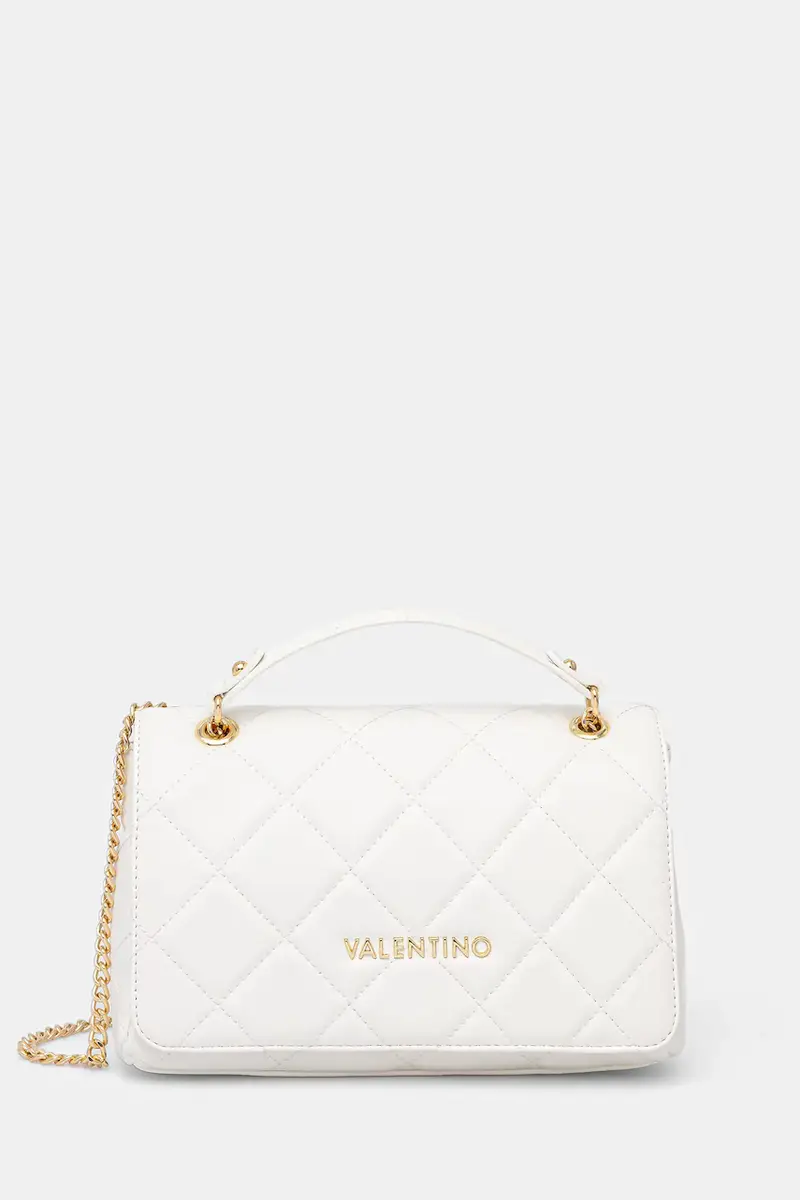Valentino Bags Borsa a Spalla Donna Bianca Chiusura con Zip Bianco
