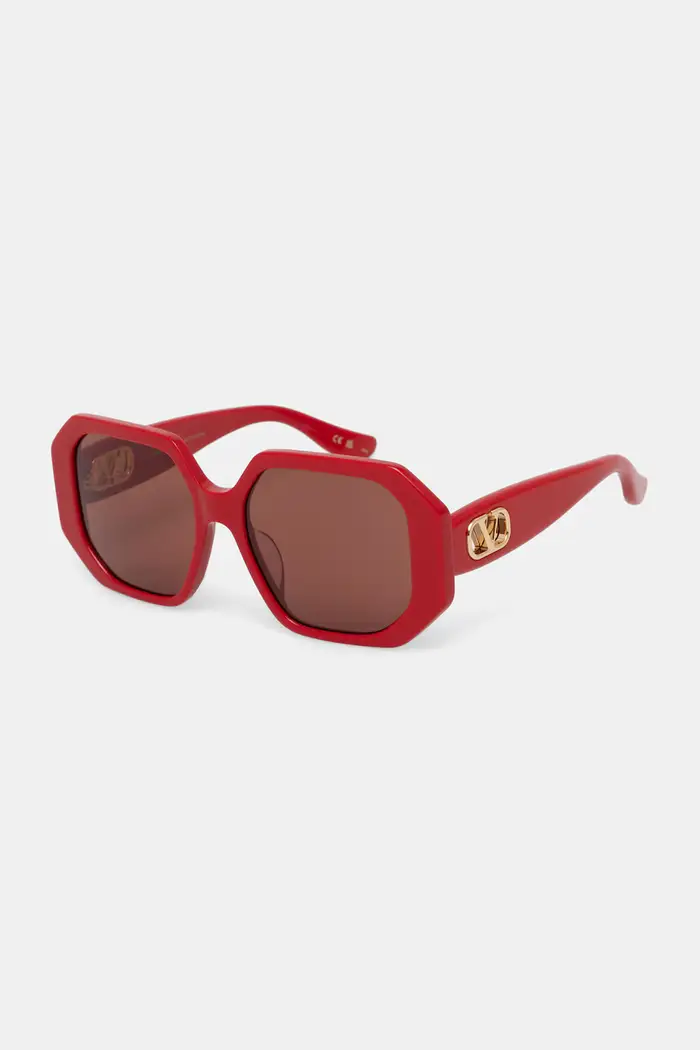 occhiali da sole da donna Rosso