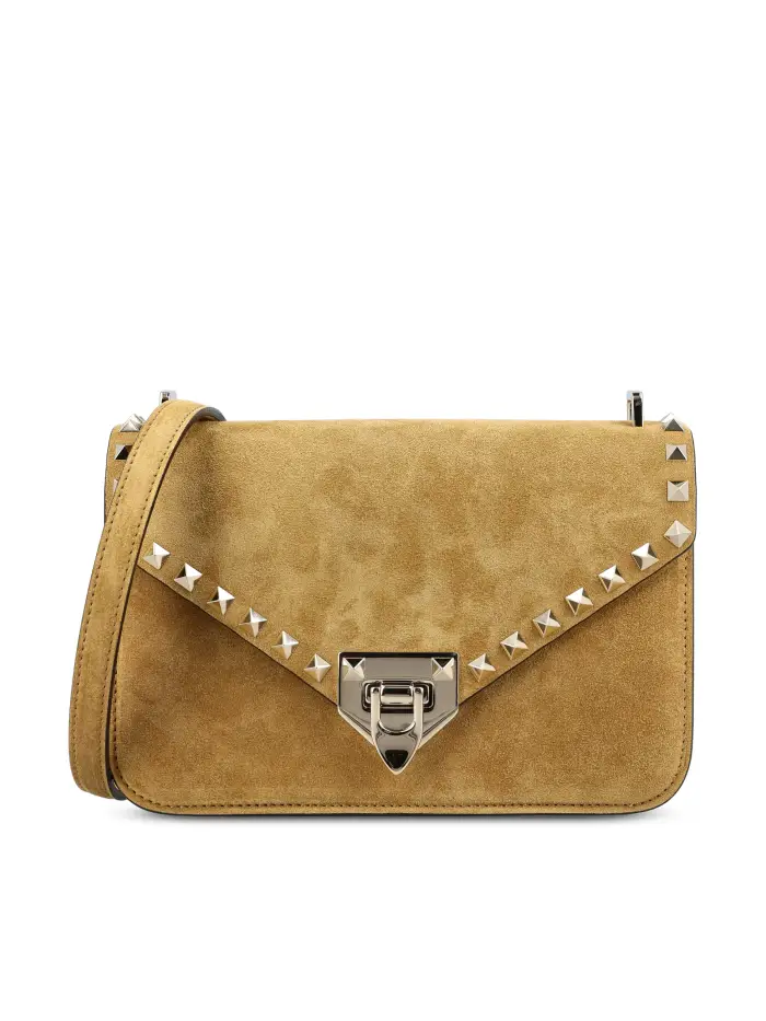 Borsa realizzata in suede BEIGE