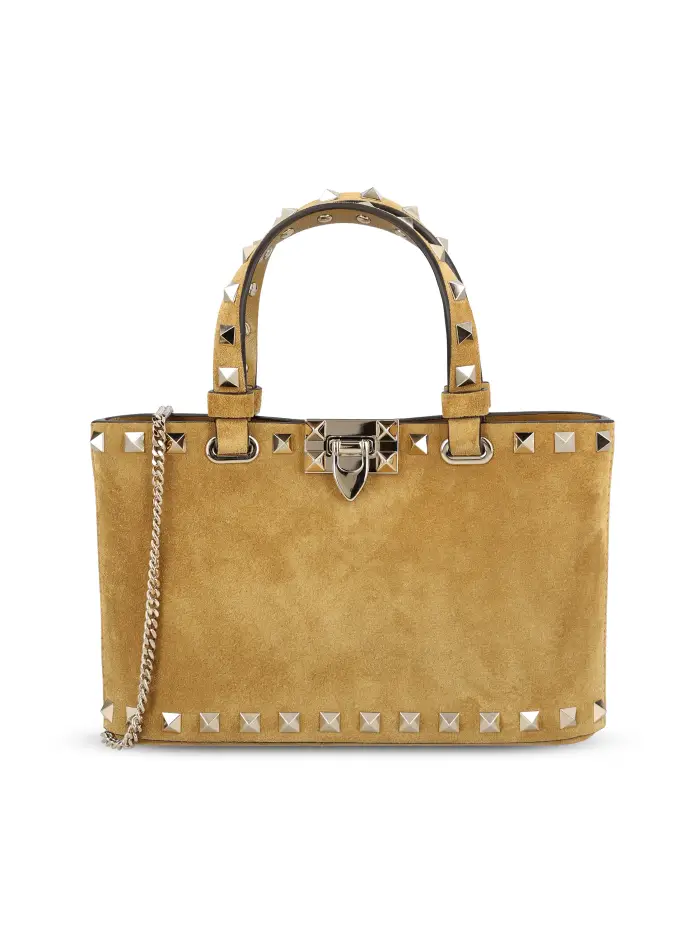 Borsa realizzata in suede BEIGE