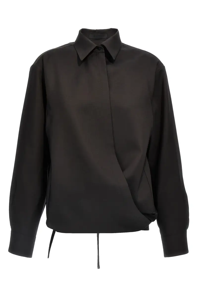 VALENTINO GARAVANI Camicia Valentino Techno Light Wool Nero