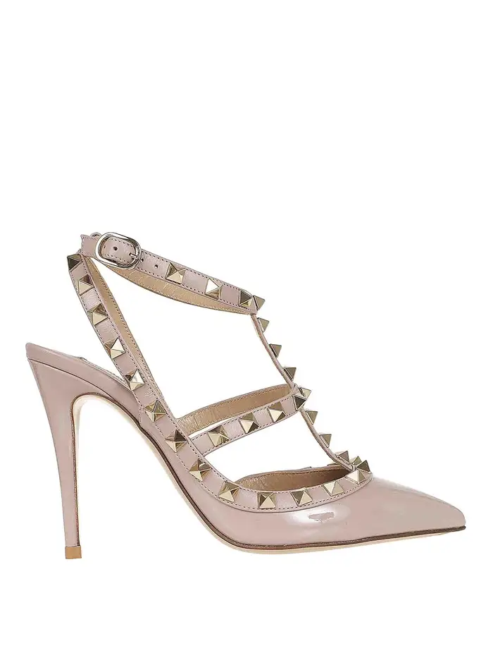 Valentino Garavani Collet Rockstud Color Carne E Neutri