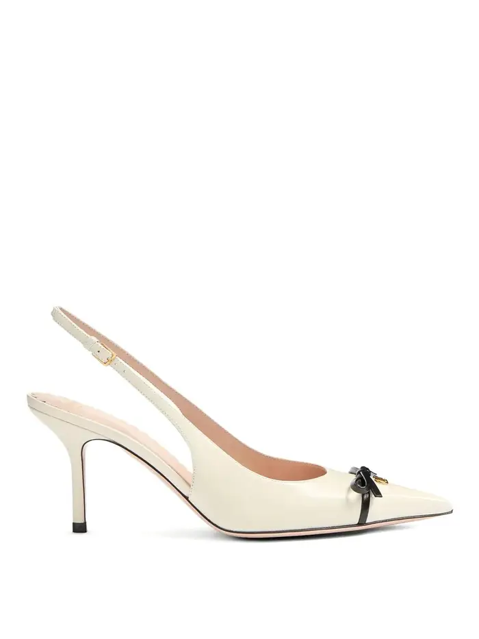 Décolleté Slingback Bepointy Bianco