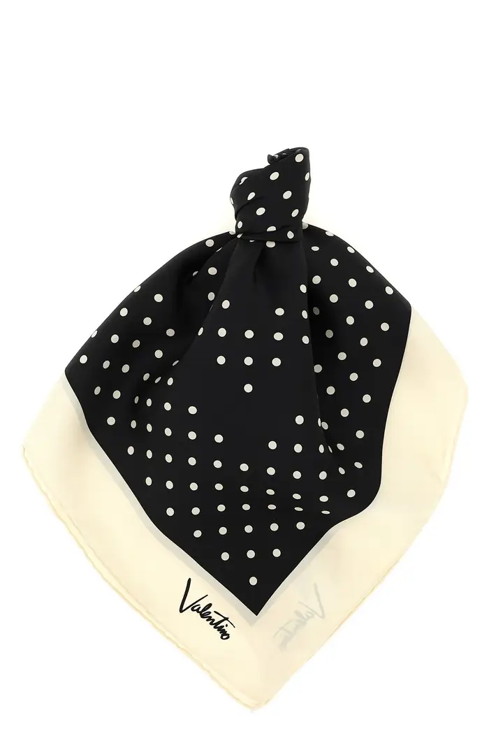 Foulard Valentino Garavani Plusdepois Bianco