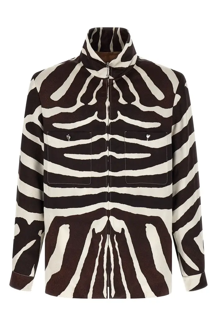 VALENTINO GARAVANI Overshirt Fauve Éclat Marrone