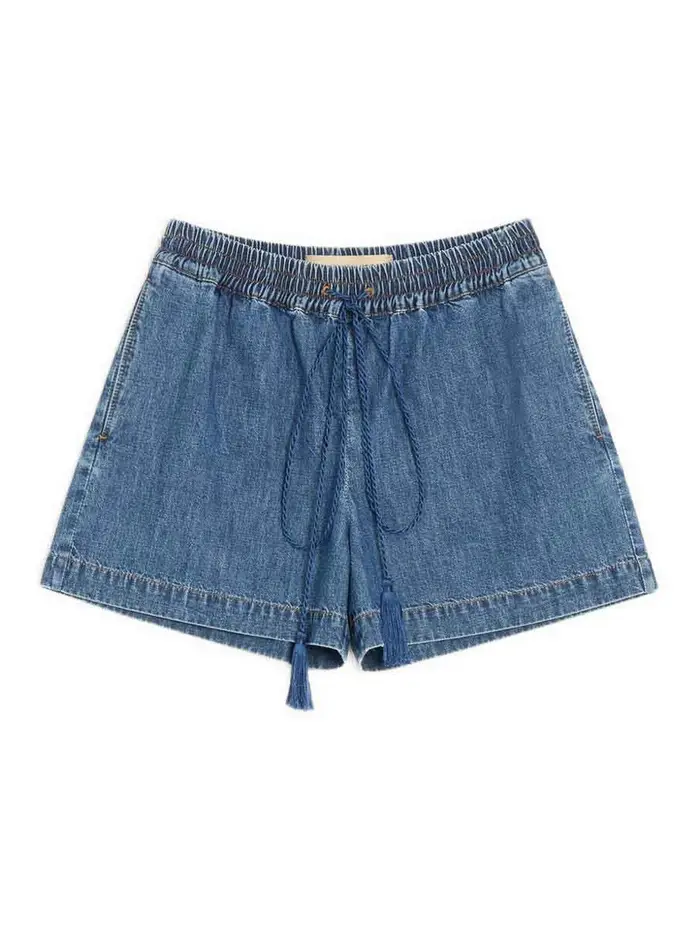 Pantaloncini di jeans Blu