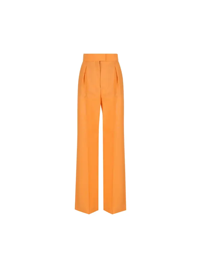 Pantaloni realizzati in lana ARANCIONE