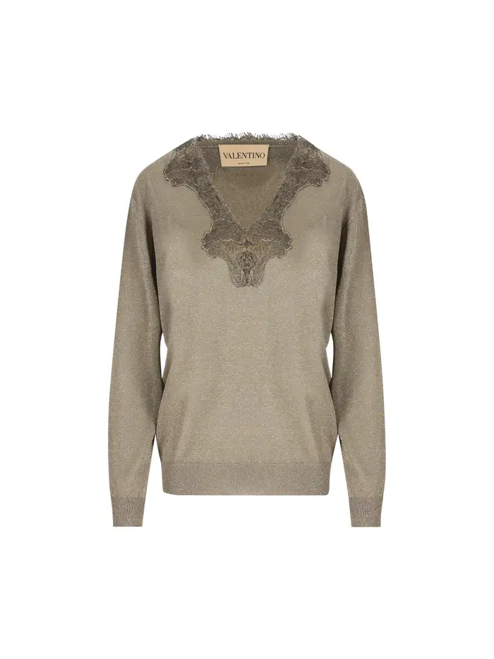 Pullover realizzato in viscosa ORO
