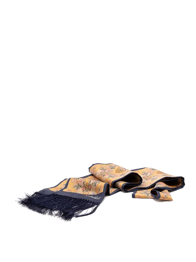 Valentino Garavani Sciarpa Apres Lhiver Vaso Con Frange Multicolore