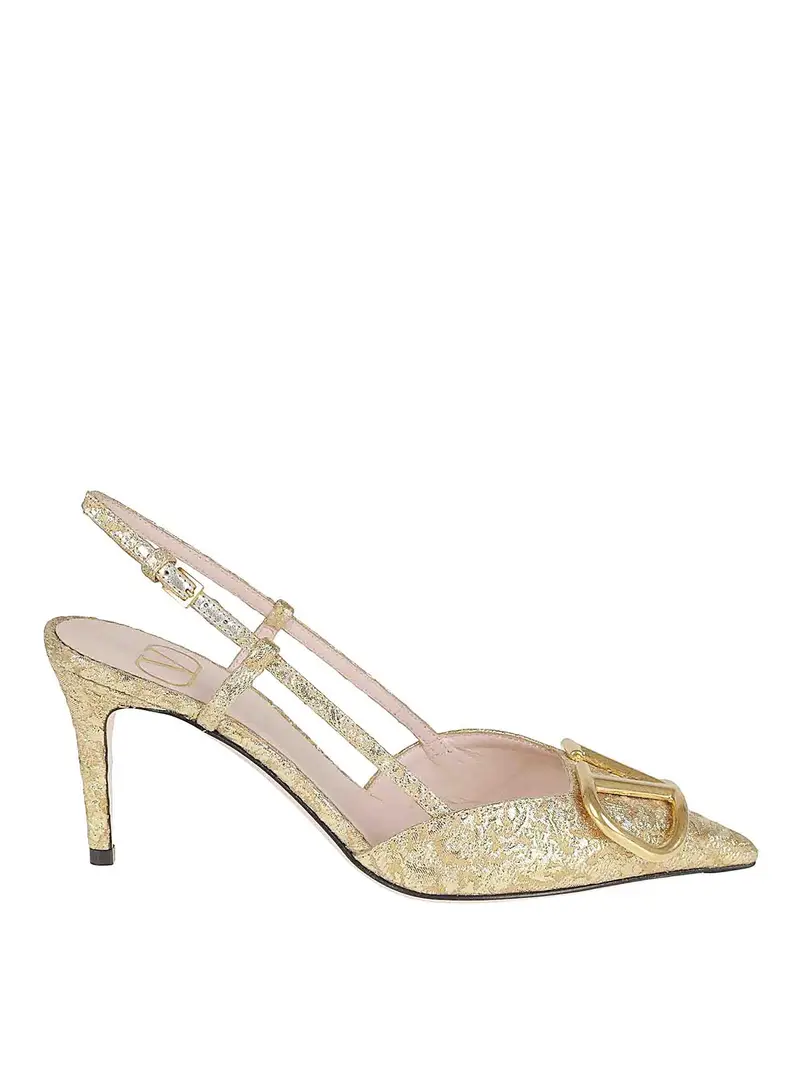 Valentino Garavani Sling Back Oro