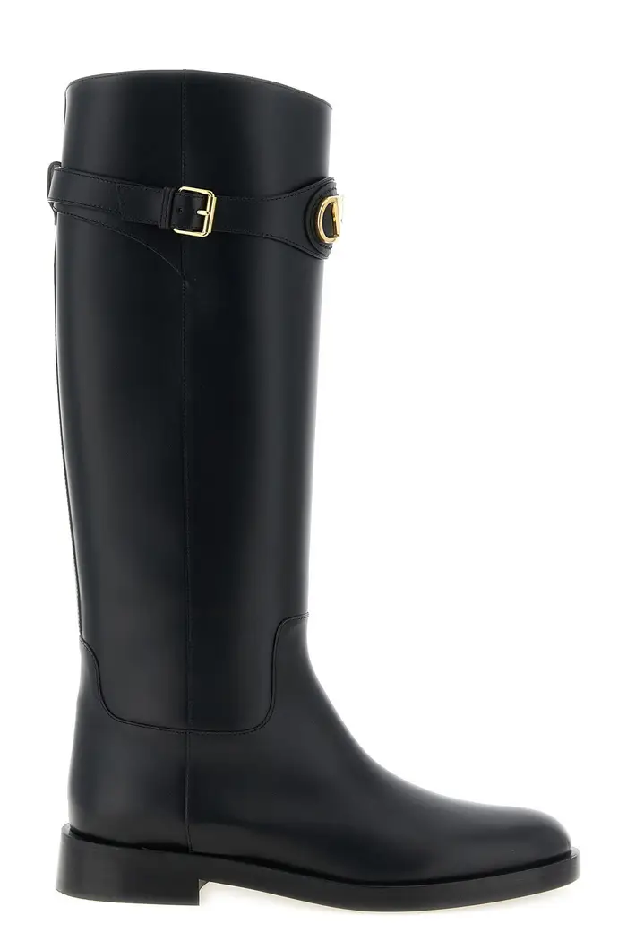 Stivale Valentino Garavani Vlogo Signature Nero