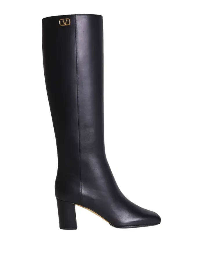 Valentino Garavani Stivaletti in pelle Nero