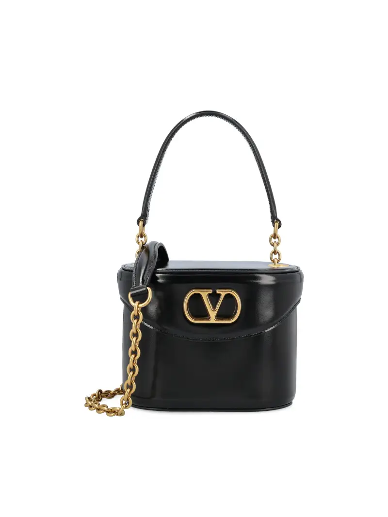 VALENTINO GARAVANI Vanity Bag In Pelle NERO