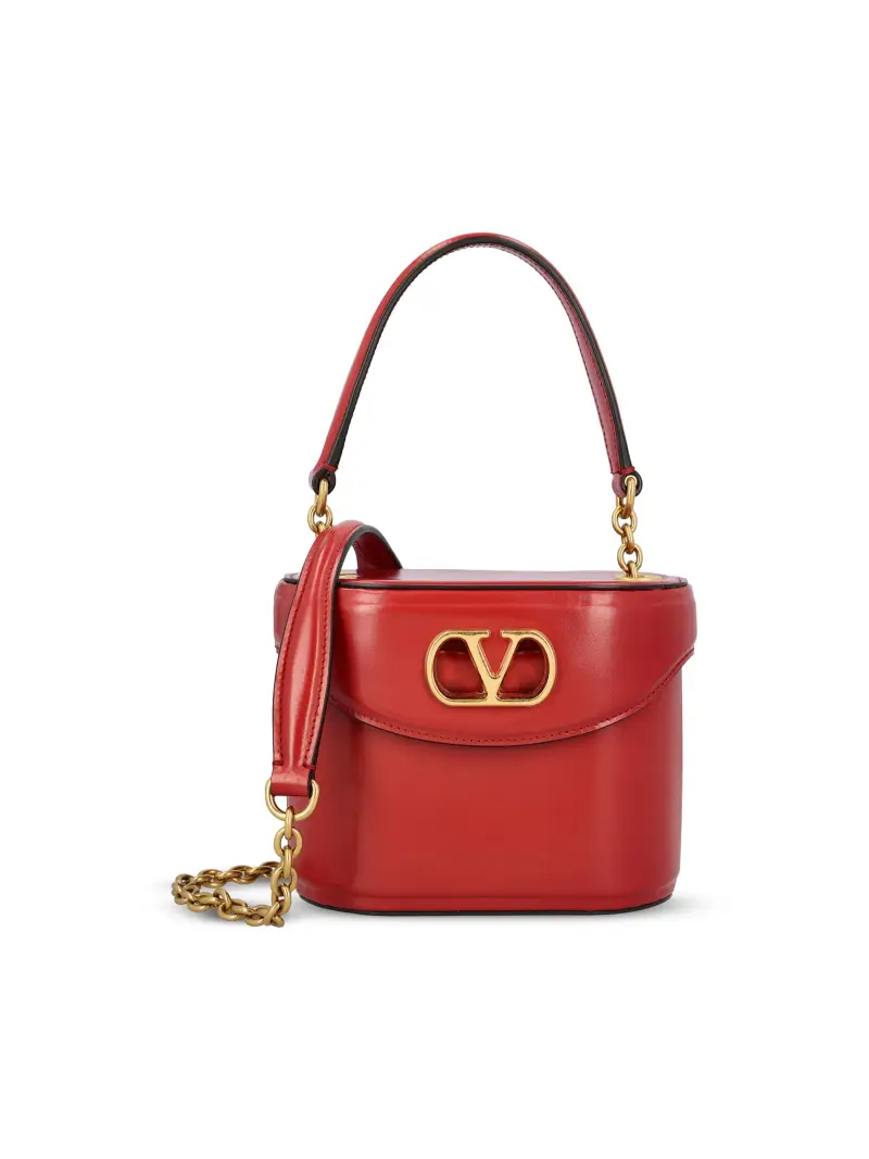 VALENTINO GARAVANI Vanity Bag In Pelle ROSSO