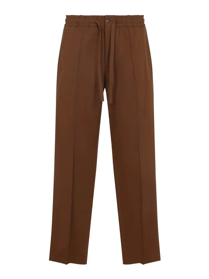 Valentino Pantaloni di lana Marrone