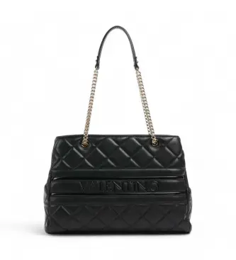 per donna VBS51O04 Borsa della spesa nera (OSFA), Nero, Casual, Poliuretano Dorato