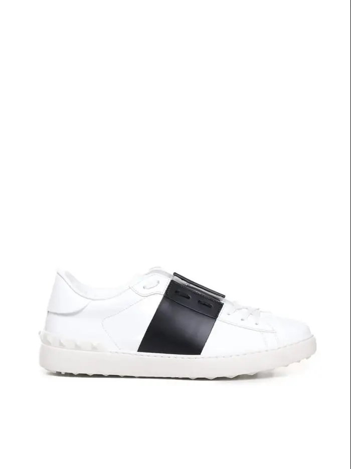 scarpe bianche uomo maxi logo