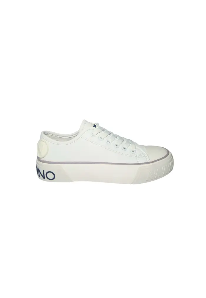 Valentino Scarpe Donna Sneaker basse con logo WHITE
