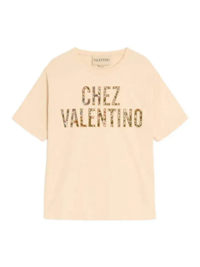 Valentino T-shirt con motivo Rosso
