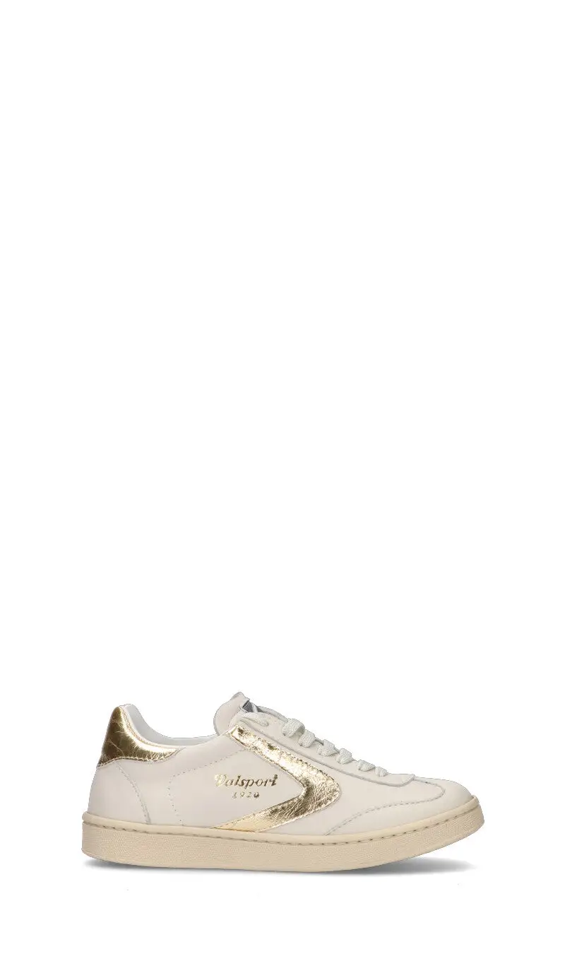 VALSPORT OLIMPIA Sneaker donna bianca/oro in pelle Vario