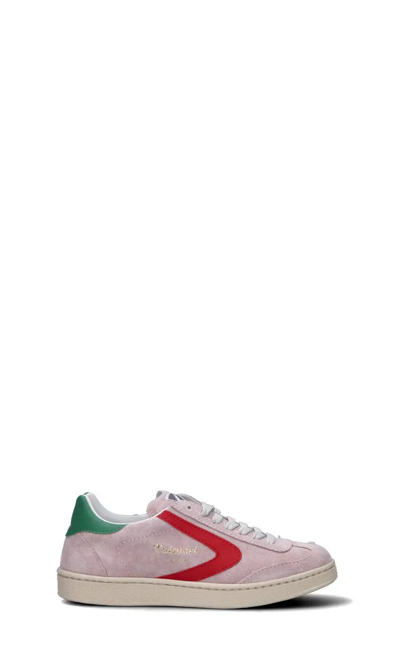 VALSPORT Sneaker donna rosa/rossa/verde in suede Vario