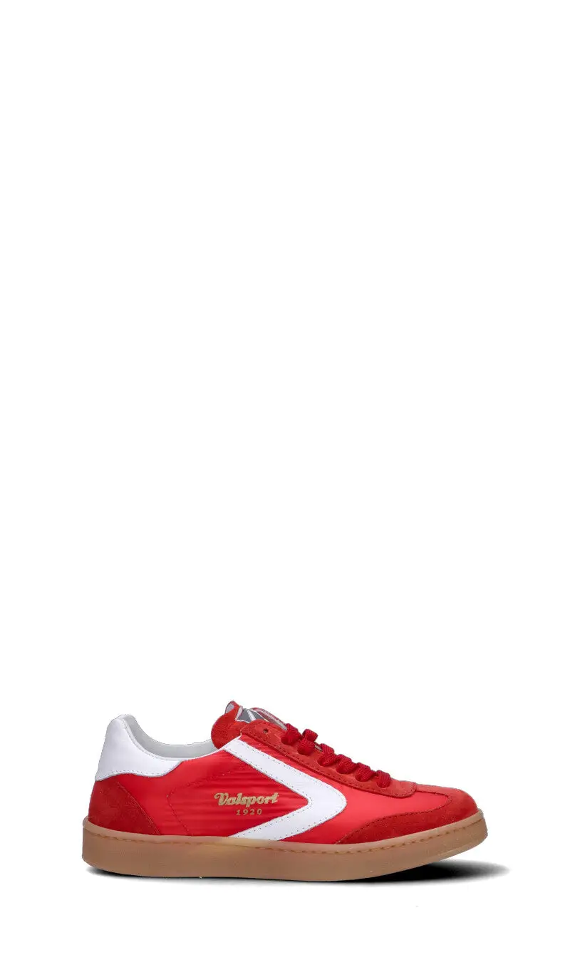 VALSPORT Sneaker donna rossa/bianca in suede Vario