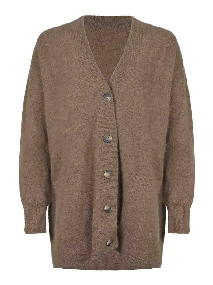 Cardigan Vanis Marrone Chiaro