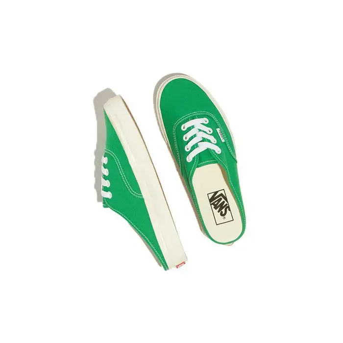 Vans Authentic Series Mule Comode Scarpe Casual Slip-On Basse da Skate Unisex Verde VN0A54F72BJ