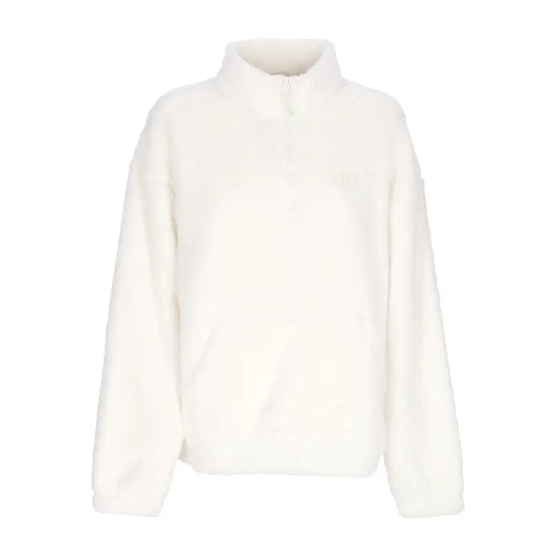 Vans Felpa Collo Alto Donna W Pioneer Mock Half Zip Sweatshirt Digi White