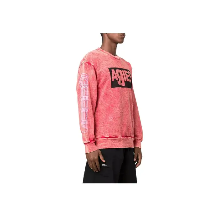 Vans Felpa Girocollo Manica Lunga Stampa Lettere Felpa Americana Unisex Rosa VN0A5GYFYZUFYZU