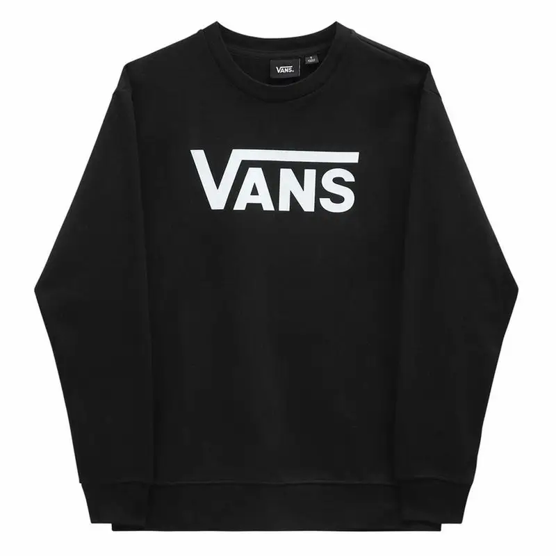 Felpa senza Cappuccio Donna Vans Drop V Logo BFF Crew Nero | Vans