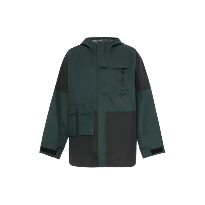 Giacca con Cappuccio e Zip Vans Color-Block a Maniche Lunghe Uomo Giacche Verde Scuro VN0A54O7PRM L
