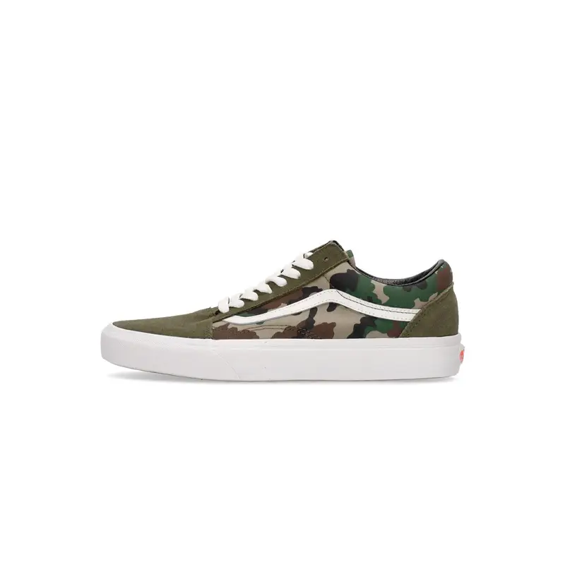 Vans Scarpa Bassa Uomo Old Skool Camo Olive/white